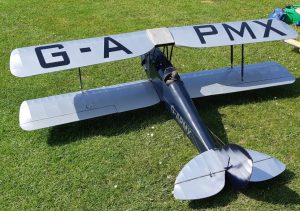 Roy Ridealgh's 1/4 scale Tiger Moth. 80 inch span. Laser 180.
